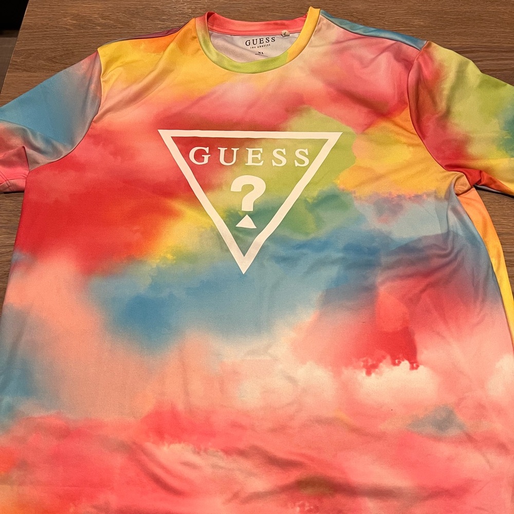 Guess Multicolor Tie-Dye Tee